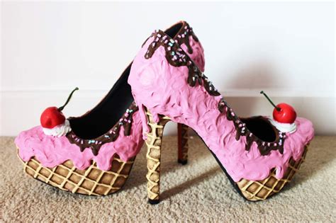 strawberry ice cream shoes